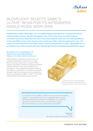 SABIC-PLA-25193_ULTEM™ WDM Blovelight 案例研究